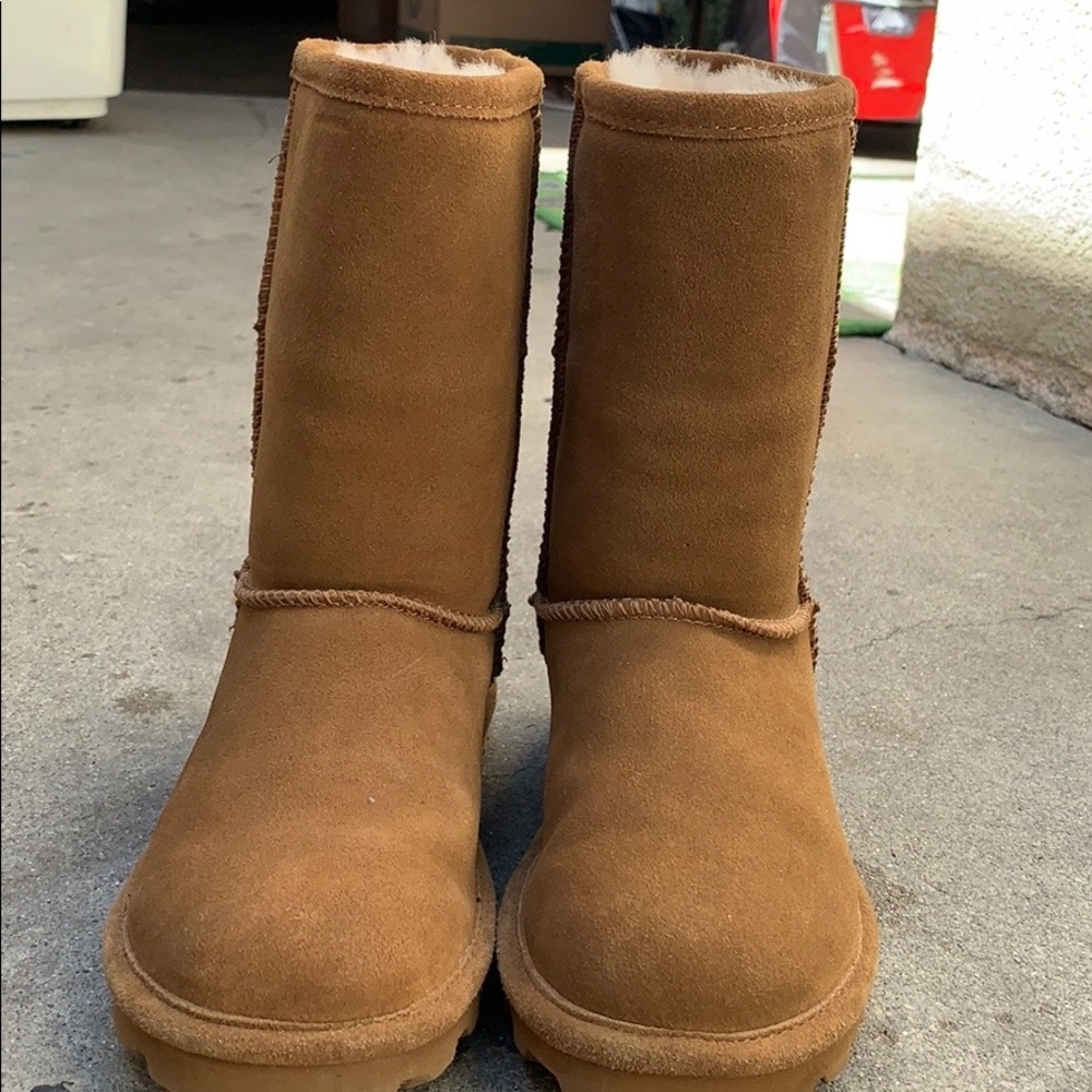 Bear paw brown waterproof boots
